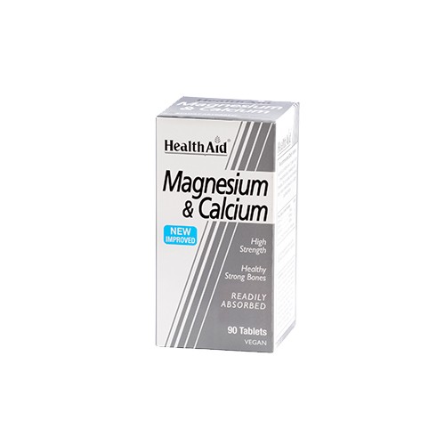Health Aid Magnesium & Calcium 90 Tablets Portman's Pharmacy