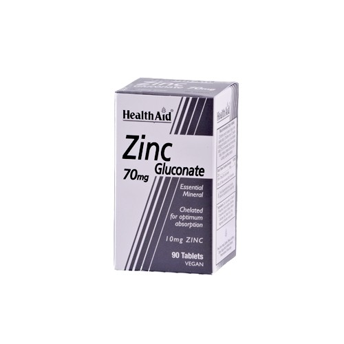 Health Aid Zinc Gluconate 70mg 90 Tablets Portman's Pharmacy