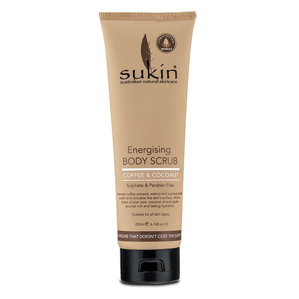 SUKIN Energising Coffee & Coconut Body Scrub 200ml Portman's Pharmacy