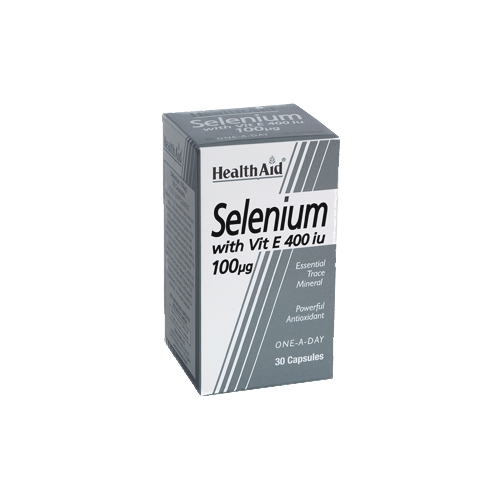 Health Aid Selenium Vitamin E 400iu 30 Capsules - Portman's Pharmacy