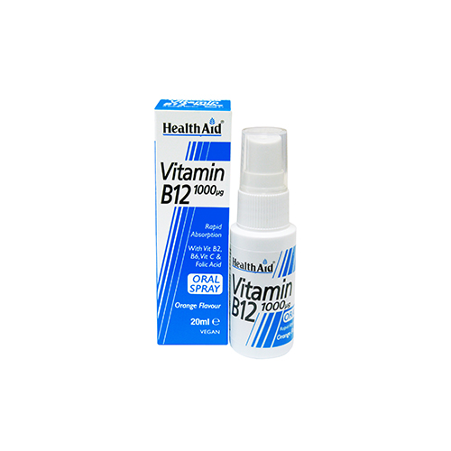 Health Aid Vitamin B12 Oral Spray 20ml Portman's Pharmacy